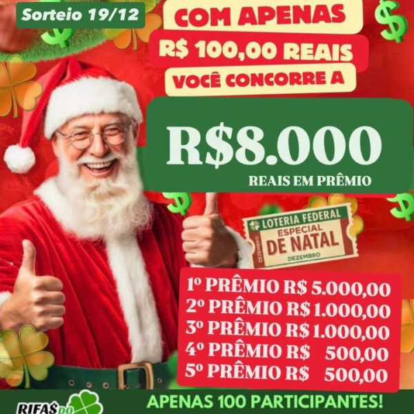 PIX DA SORTE FEDERAL ESPECIAL DE NATAL