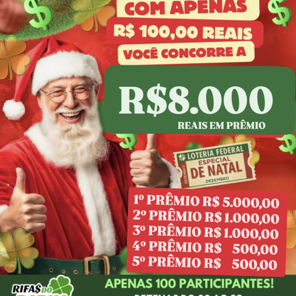 PIX DA SORTE FEDERAL ESPECIAL DE NATAL