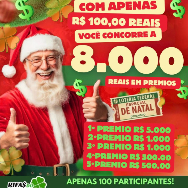 PIX DA SORTE FEDERAL ESPECIAL DE NATAL
